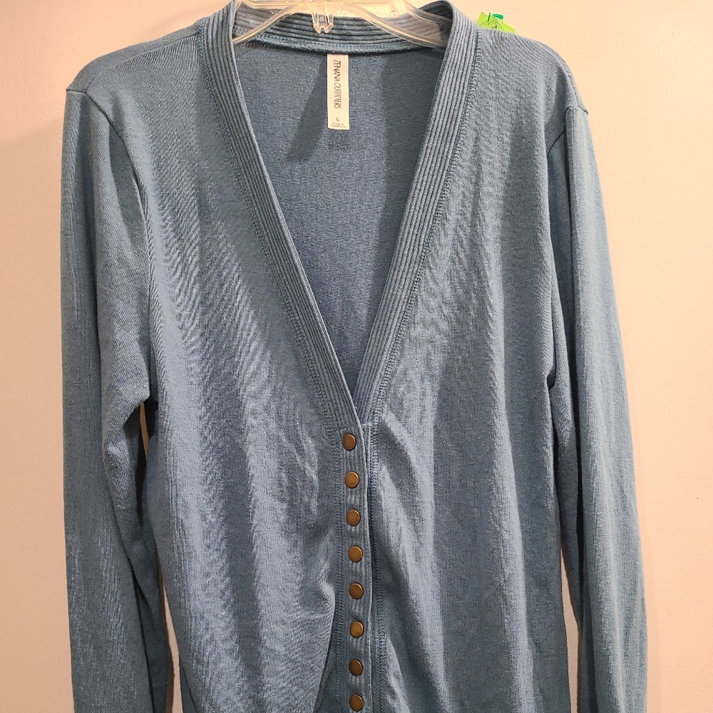 Womens light sweater blue
